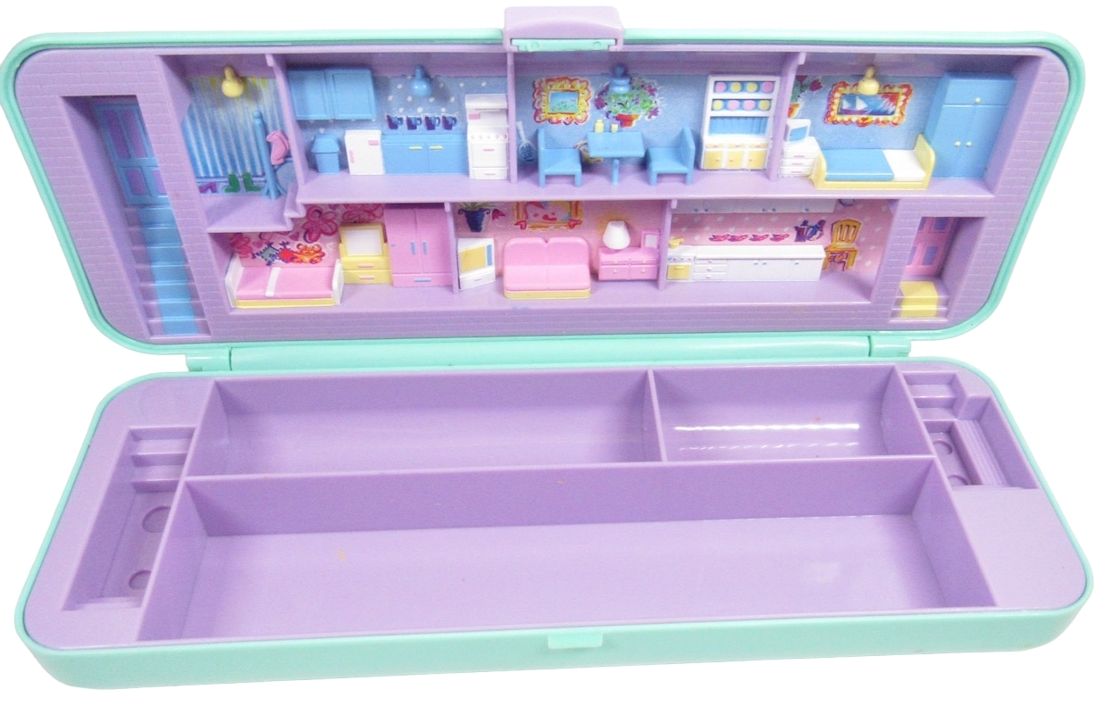 Polly Pocket Pencil Case, $119.99  Vintage school supplies, Vintage  school, Soup crocks