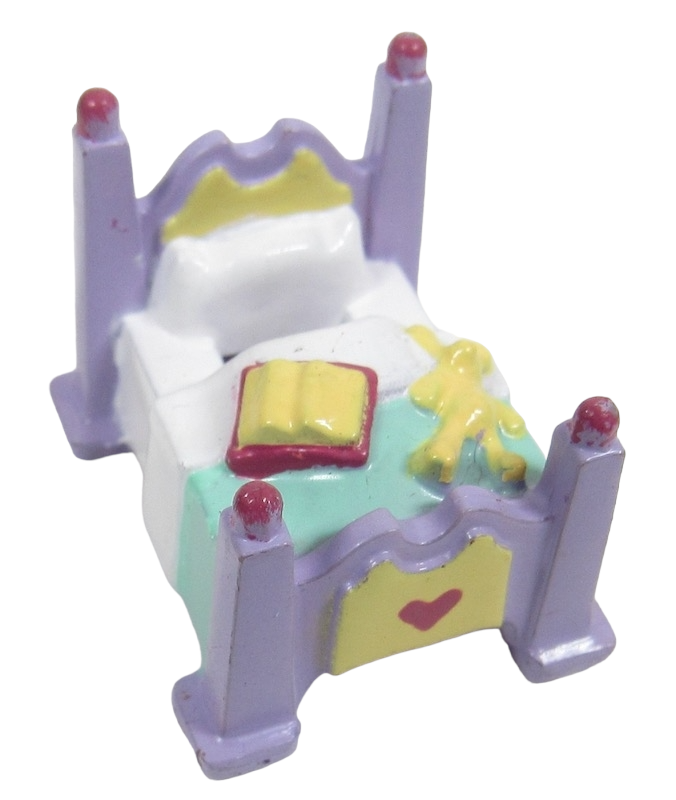 Polly Pocket coeur vert BLUEBIRD TOYS Midge's bedtime ring 1991 inc