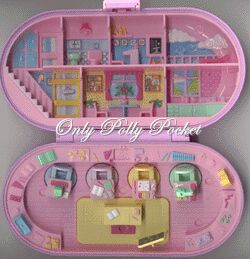 1992 Bluebird Toys Polly Pocket Stampin' School Rubber Stamps