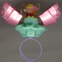 Vintage Polly Pocket Bluebird 1993 Secret Rose Fairy Ring 100% Complete. 