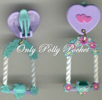 1993 - Polly Pocket Polly's Swing Earrings - Classic Collection