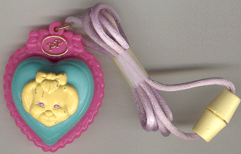 1994 - Polly Pocket Polly's Puppy Pendant - Pet Collection - Bluebird Toys