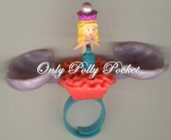 1994 - Polly Pocket Pretty Pearl Surprise Ring - Bluebird Toys