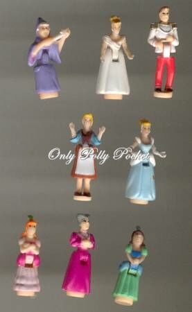 polly pocket cinderella castle figures