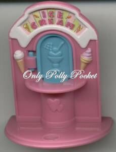 Polly Pocket Ice Cream Stand - Pollyville - Bluebird Toys