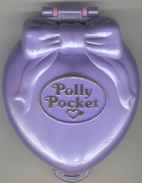 Polly Pocket Bluebird 1995 - Stylin' Salon Happenin' Hair Compact