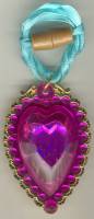 1996 - Polly Pocket Crystal Heart Pendant 