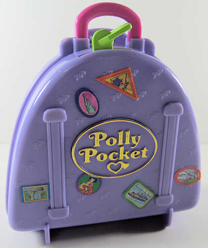 Polly Pocket Bluebird 1996 Snow Mountain Vacances à la neige valise violet  - Autres licences/Polly Pocket - La Boutique Disney