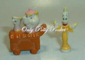 Polly Pocket Vintage Bluebird Beauty and the Beast Disney's Belle Magical  Castle